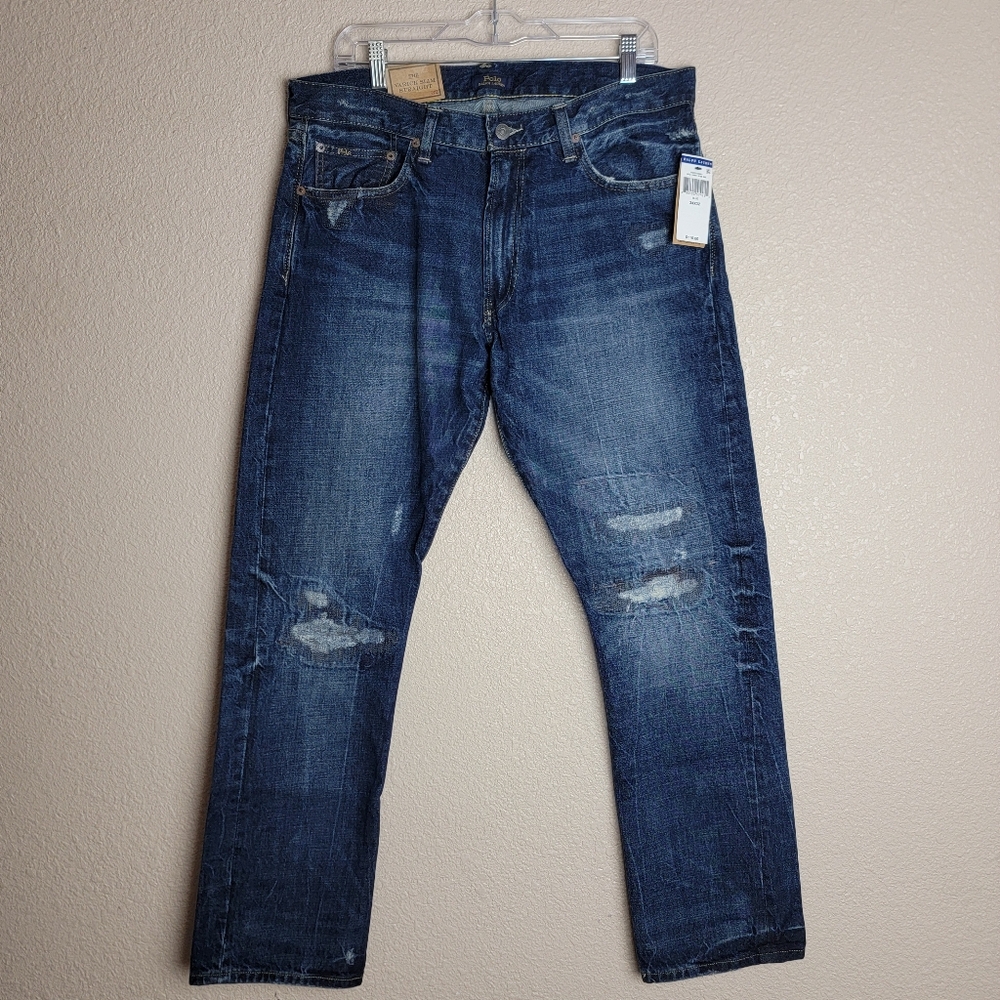 Polo Ralph Lauren Varick Slim Straight Men's Blue Jeans